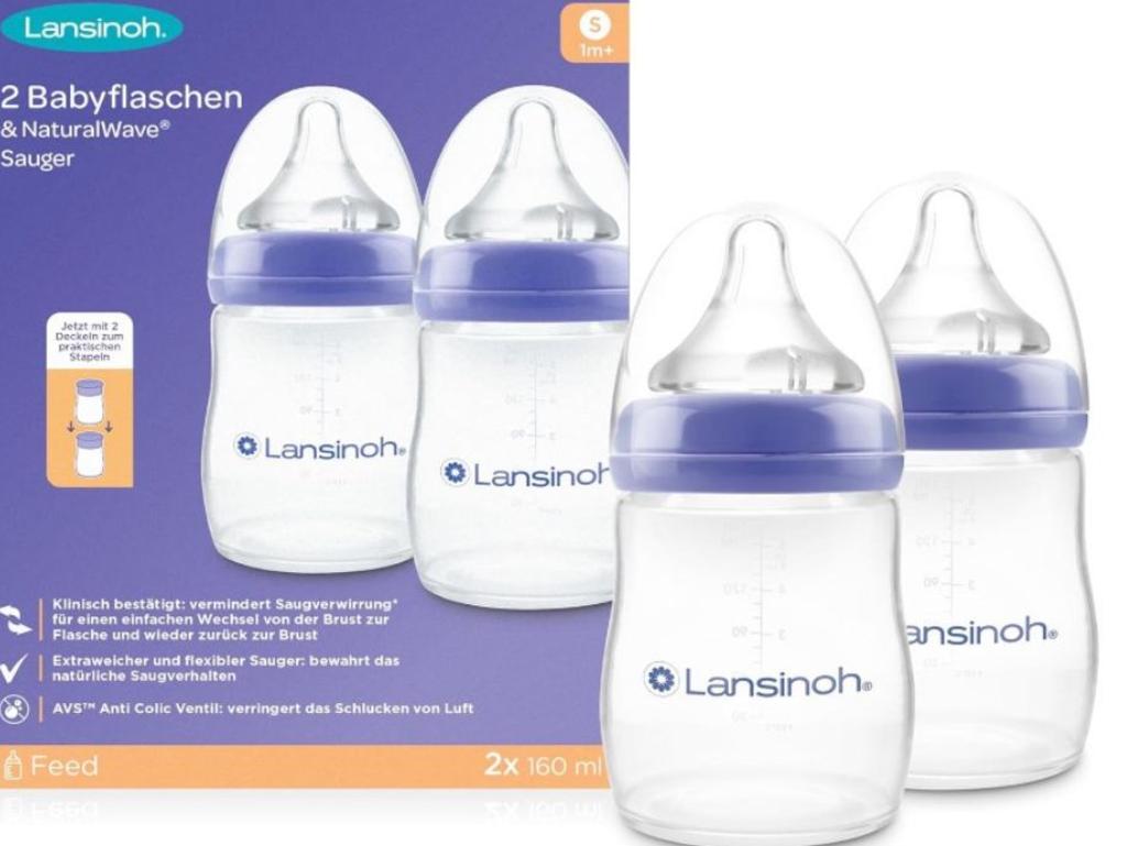 Lansinoh NaturalWave Two Bottle Set. Picture: Amazon Australia