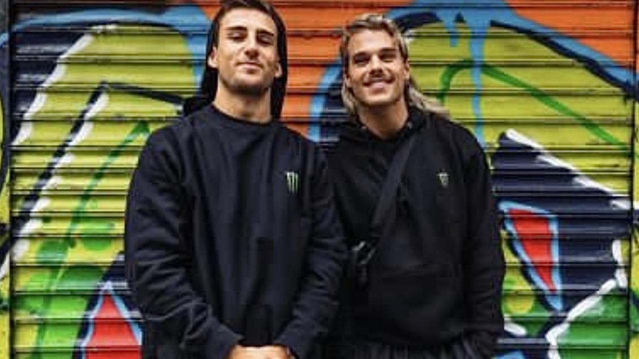 Nick Daicos and Bailey Smith in New York. Picture: Instagram