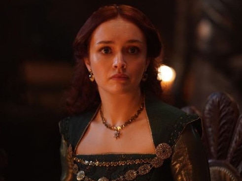 Olivia Cooke appears as Alicent Hightower in House of the Dragon. Picture: HBO