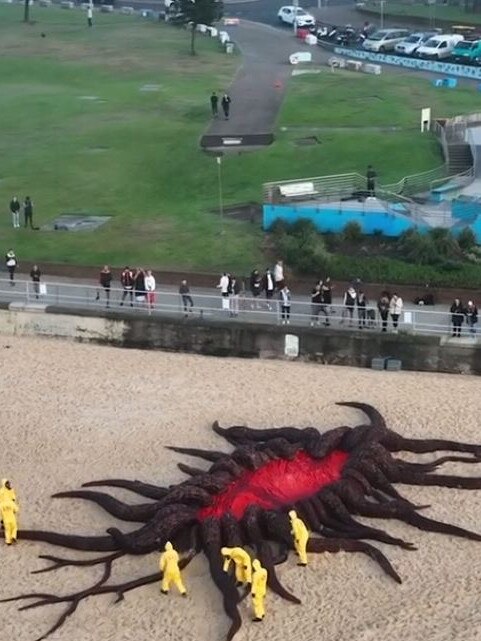 Ms Hughes’ LinkedIn says she also led a campaign which saw a ‘portal to the Upside Down’ installed at Bondi Beach. Picture: Supplied