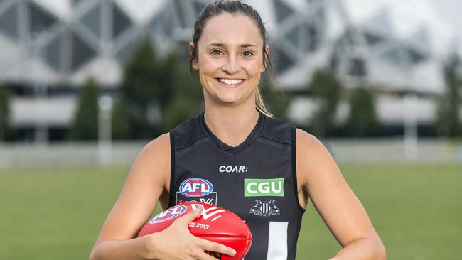 Nicola Stevens has been traded by Collingwood to Carlton. Picture: Sarah Matray