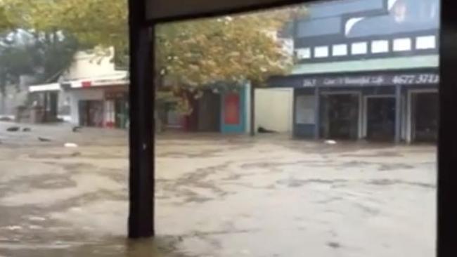 Flooding in the main street of Picton / Picture: NSW Incident Alerts