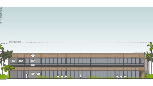 A plan for the two-storey building. Photo: Access Town Planning Consultants