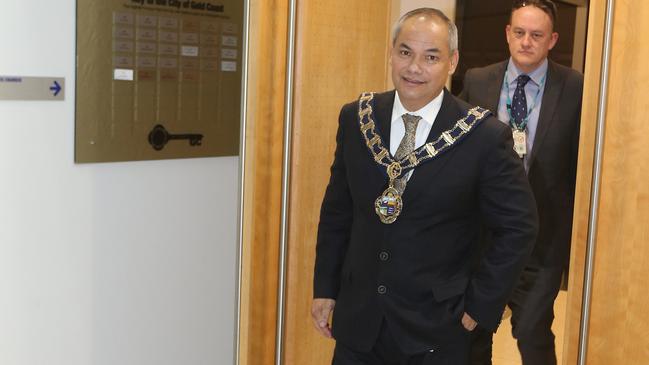 Mayor Tom Tate at the Evandale Council chambers. Picture Mike Batterham