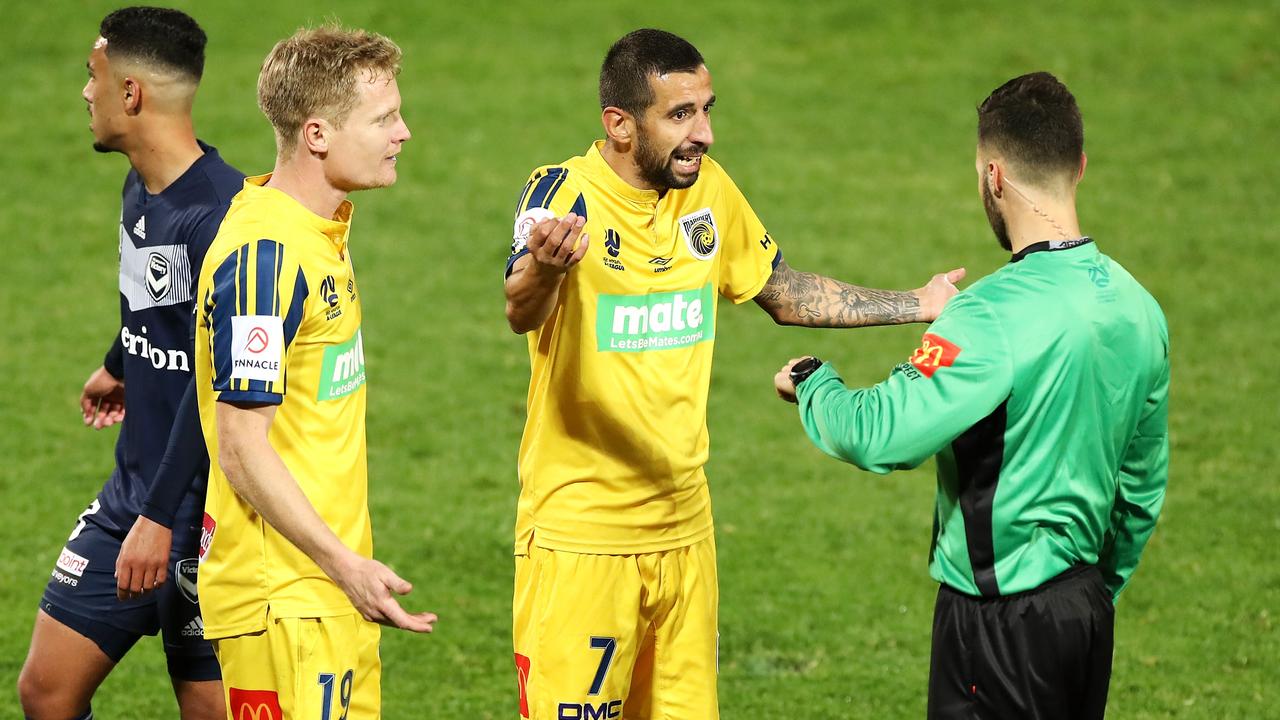 The Central Coast Mariners are up for sale. Picture: Getty Images