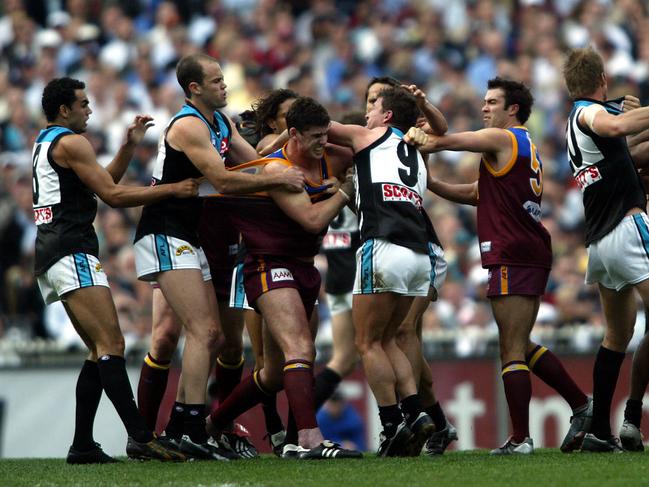 It was heated early in the 2004 grand final.