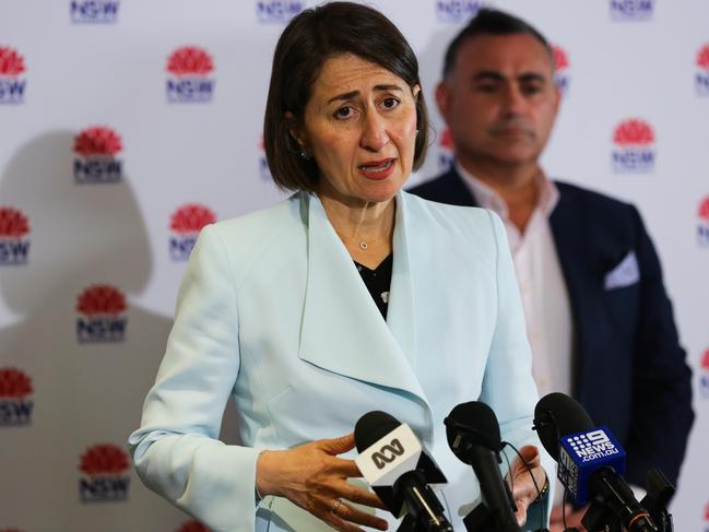 NSW Premier Gladys Berejiklian on Monday. Picture: NCA NewsWire / Gaye Gerard