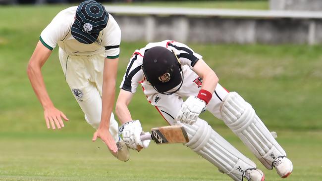 It got physical in this GPS First XI match. Picture, John Gass