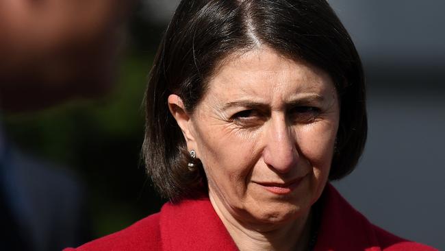 NSW Premier Gladys Berejiklian says Queensland should open the border and deal with any COVID-19 transmission. Picture: Picture: Joel Carrett/AAP