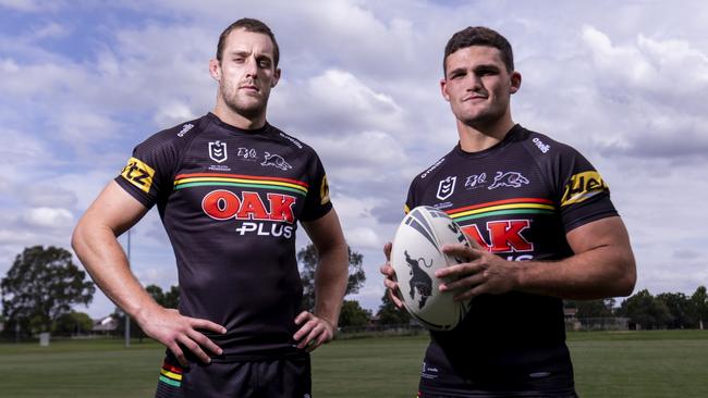 Isaah Yeo and Nathan Cleary have been named as Penrith's new co-captains, Picture:: Penrith Panthers