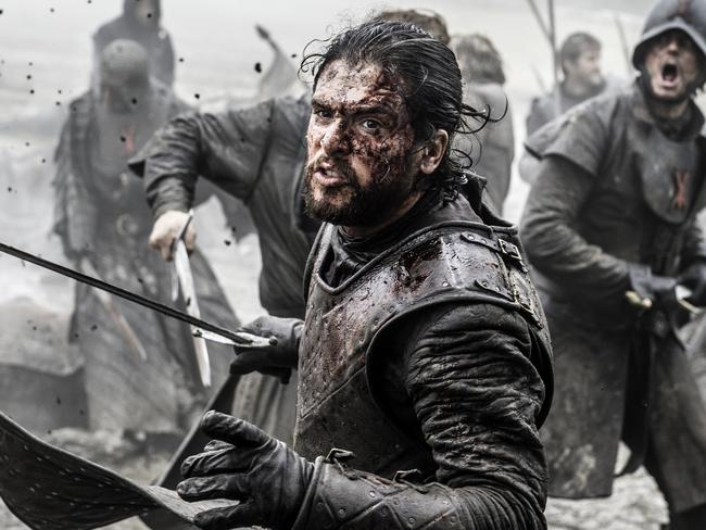 In this image released by HBO, Kit Harington appears in a scene from "Game of Thrones." HBO said Thursday that the series will return for its seventh season on Sunday, July 16. (Helen Sloan/HBO via AP)