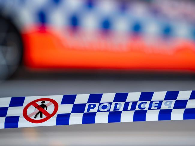 A motorcyclist has died of his injuries after colliding with a telegraph pole in Strathfield during a high speed chase with police.Picture: Tom Parrish