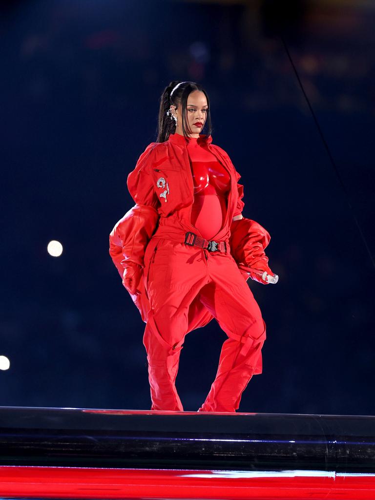 Rihanna Is Winning Her Retro Sports Jersey Phase