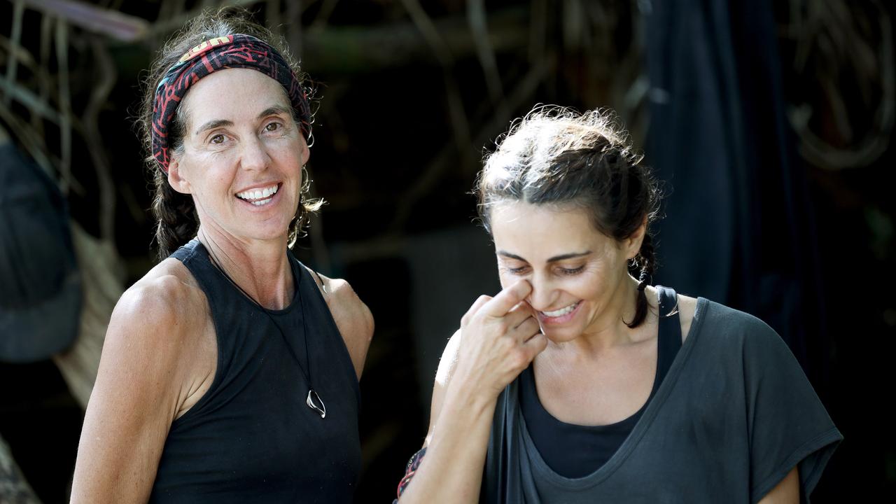 Businesswoman Allis and actress Miranda became firm friends during the competition. Photo: Nigel Wright