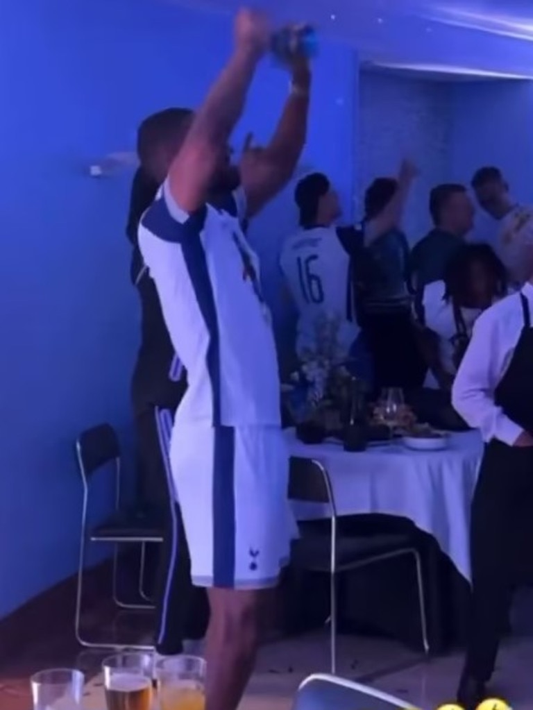 Players continued to party until the early hours of the morning.
