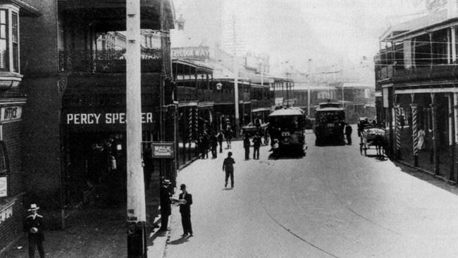 Newtown in the early 1900s, looking down Enmore Road from the intersection of Stanmore Road. Picture: Supplied