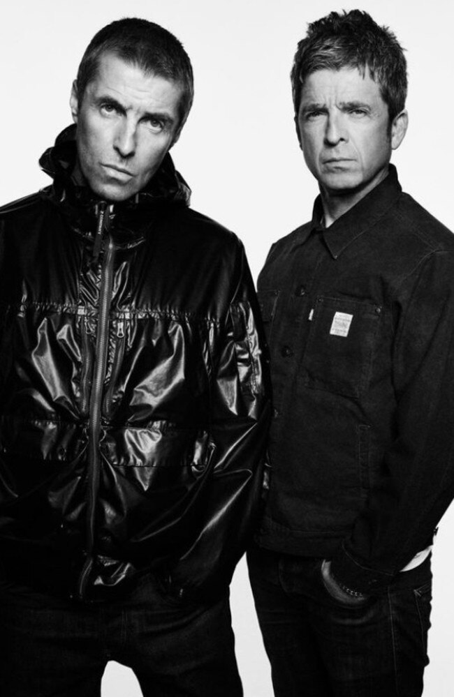 Liam and Noel Gallagher have put aside their differences to re-form Oasis. Picture: Supplied