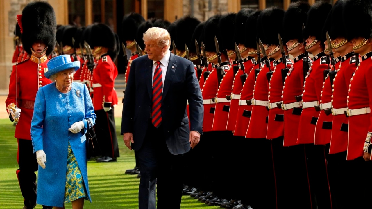 Queen Elizabeth meets Donald Trump at Windsor Castle