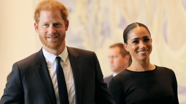 The Queen is said to have extended an invitation for Harry, Meghan and the kids to stay. Picture: Getty Images.