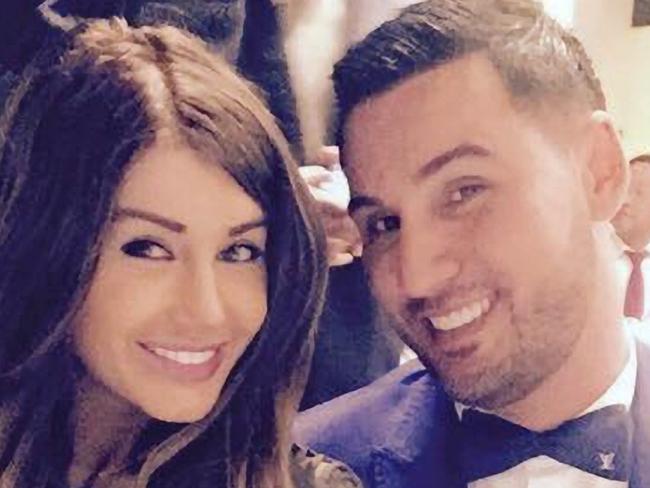 Undated Facebook picture of disgraced Auburn Councillor Salim Mehajer and his wife Aysha Mehajer (nee Learmonth). On Monday (11/07/2016) Aysha lodged an application for an apprehended violence order (AVO) against Salim.