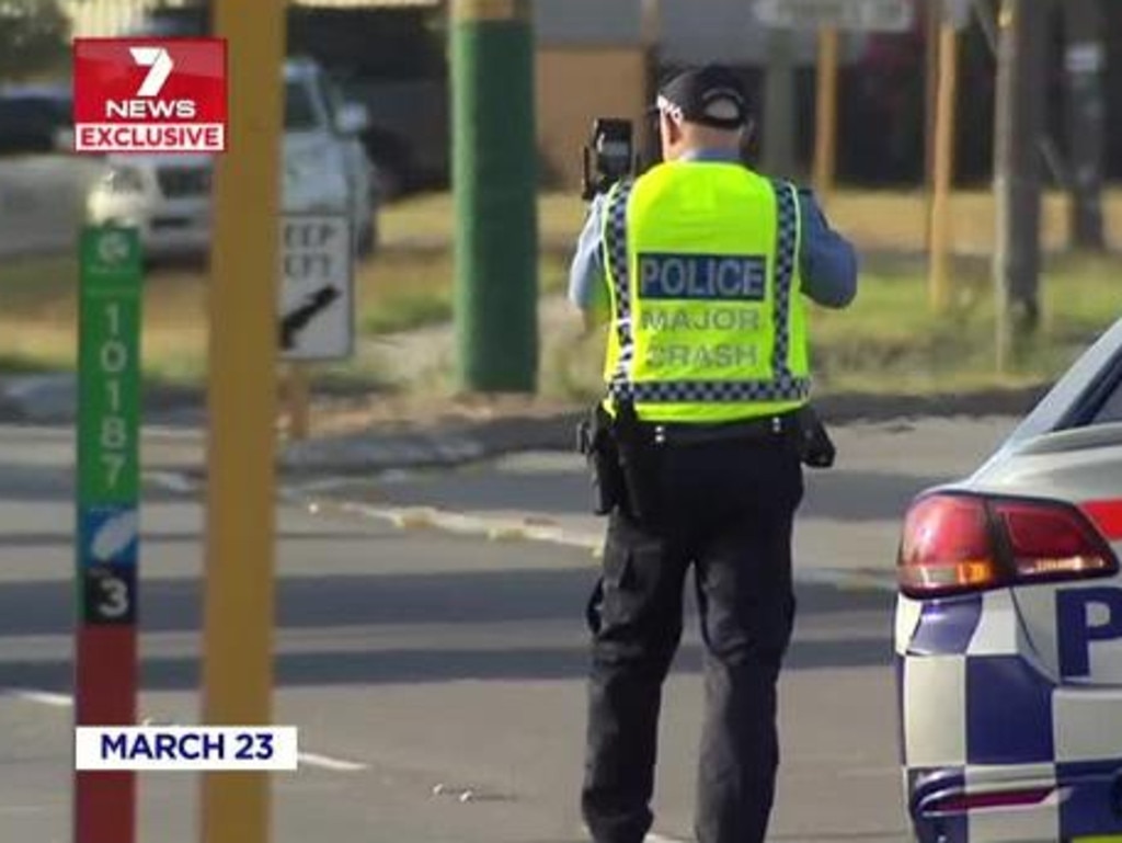 Police arrived at the scene but nothing could be done to save the little girl. Picture: Channel 7