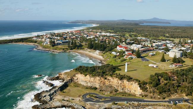 Aerial view of Yamba, NSW, Australia. Picture: Getty Images