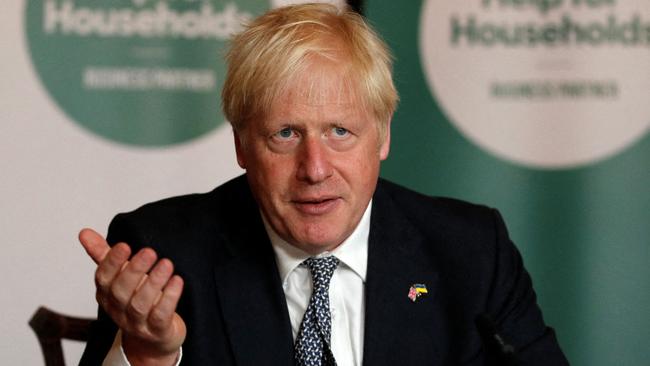 Former British prime minister Boris Johnson. Picture: AFP