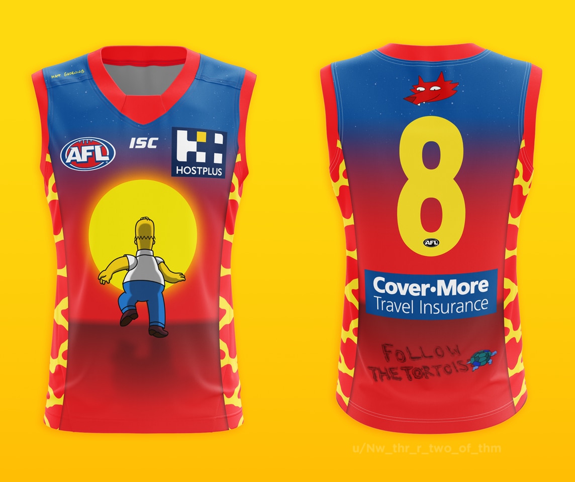 Afl deals simpsons jersey