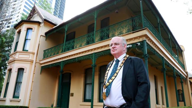 Parramatta Lord Mayor Andrew Wilson has been abused online and on the street about the Willow Grove demolition. Picture: Angelo Velardo