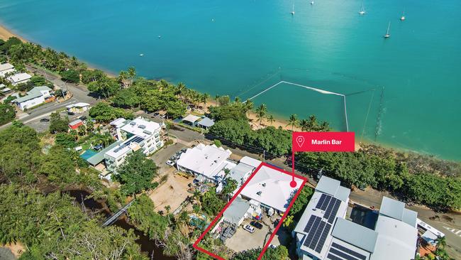 The Marlin Bar in Horseshoe Bay is among the tourism assets on Magnetic Island which is for sale by expressions of interest through Knight Frank Townsville.