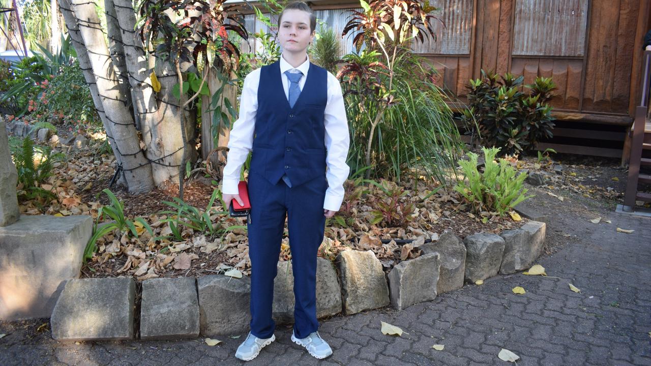 Lee Finnigan at the North Rockhampton High School Formal 2023.