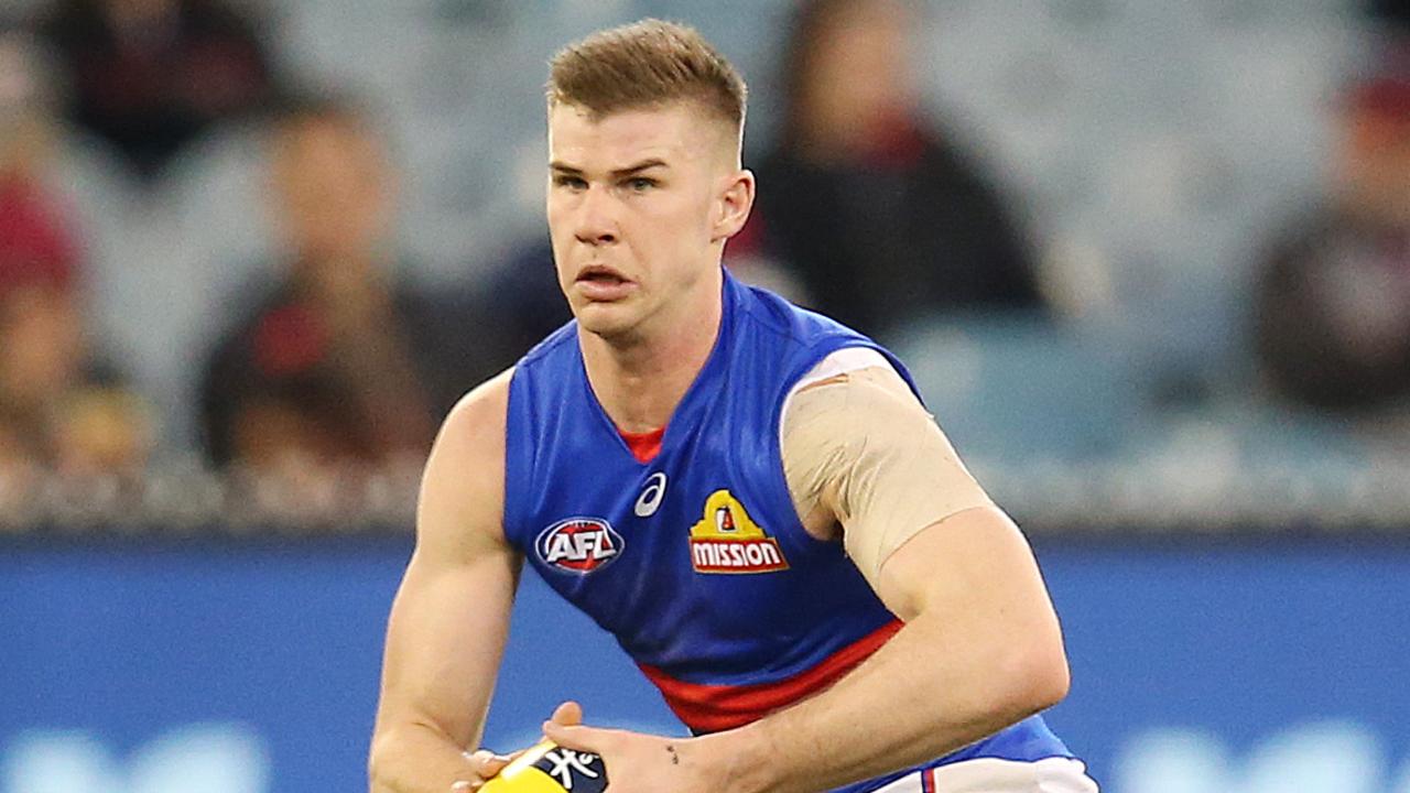 Western Bulldogs forward Billy Gowers looms as one of several players that could benefit from the AFL’s new ‘free agency for life’ rule. Picture: Michael Klein