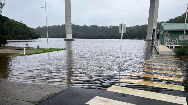 Flooding in Woronora River last year. Picture: Woronora RFS Brigade