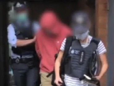 The 33-year-old man was arrested on Wednesday, accused of knowingly taking part in the supply of methamphetamine. Supplied: Australian Federal Police