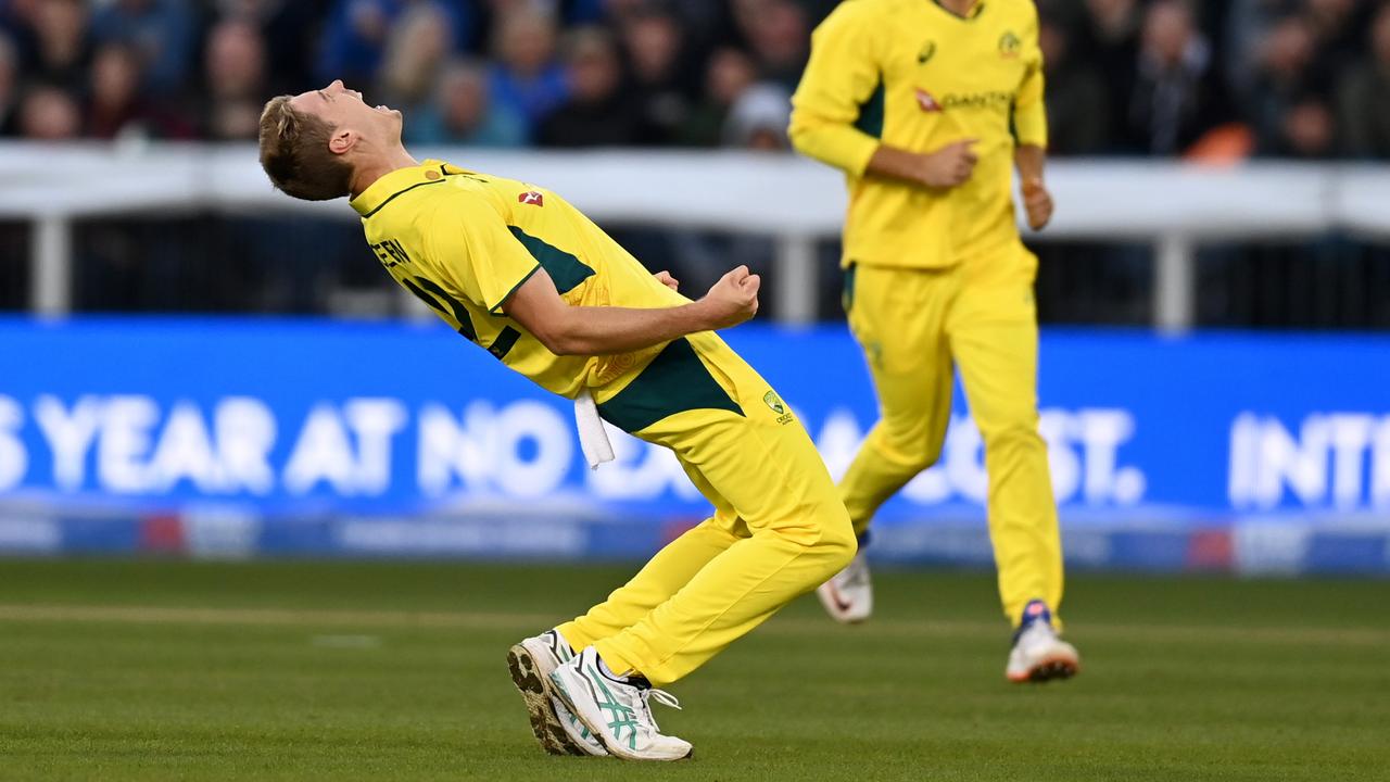 Cameron Green of Australia. Photo by Gareth Copley/Getty Images