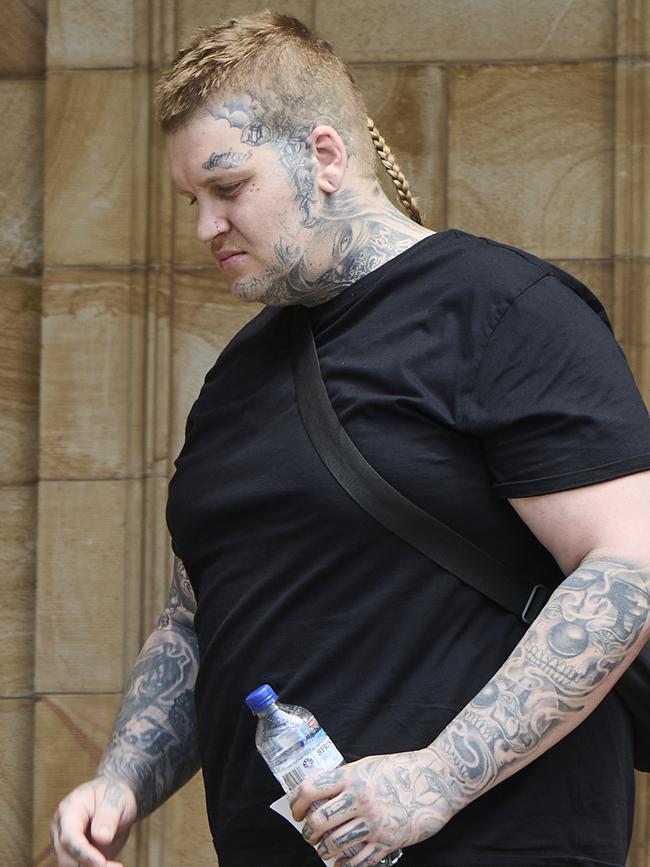 Jesse Cochrane outside the Magistrates Court in Adelaide. Picture: Matt Loxton