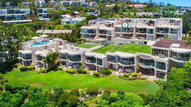 A three-bedroom unit in this complex at 17 Natasha Ave, Noosa Heads, sold in March for $2.425m.