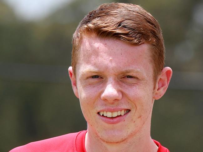 BLACKTOWN ADVOCATE/AAP. Western Sydney Wanderers player Daniel Wilmering poses for photographs in Rooty Hill on Monday 25 November, 2019. Western Sydney Wanderers players in the A-League. (AAP IMAGE / Angelo Velardo)