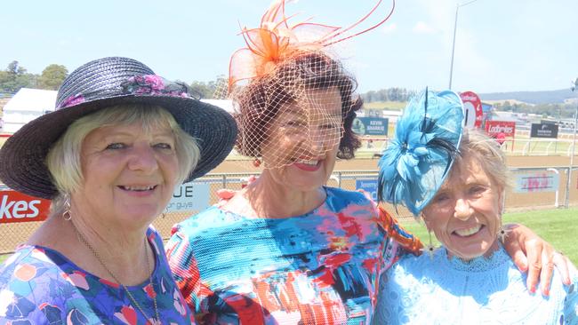 Julianne Sherriff, Val Hine and Prue Rockliff. Picture: Jon Tuxworth