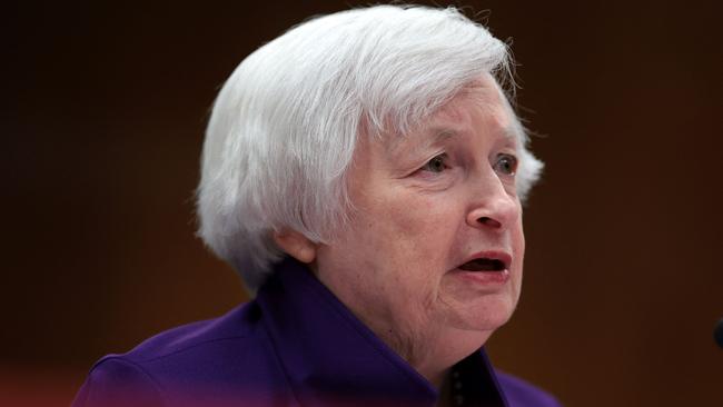 US Secretary of the Treasury Janet Yellen has reassured Americans the banking sector is stabilising. (Photo by WIN MCNAMEE / GETTY IMAGES NORTH AMERICA / Getty Images via AFP)