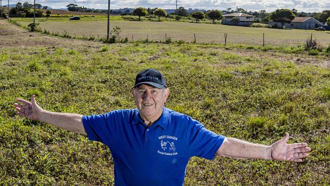 Alan McIntosh is sick of watching the debate about the Tweed hospital site rage on. He has decided to step in and offer up his property in Cudgen ... FOR FREE. Picture: Jerad Williams