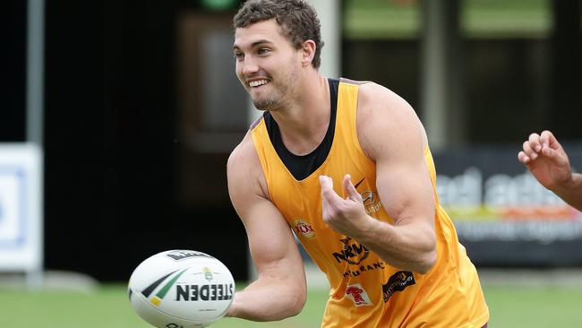 Corey Oates is back for the Broncos. Photographer: Liam Kidston.