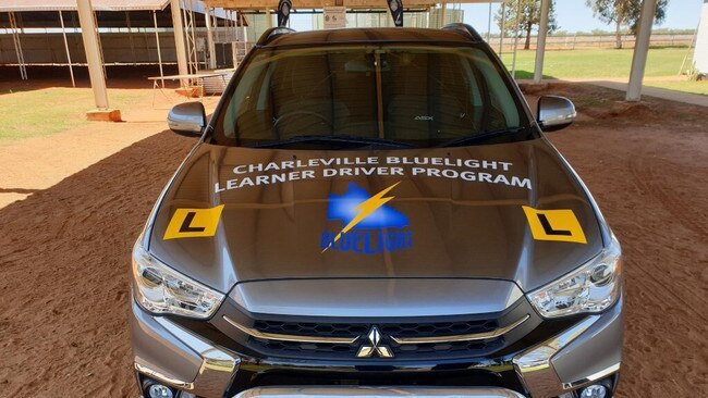 The Charleville Blue Light Association was able to buy a manual vehicle for learner drivers with the help of sponsorship and grants.