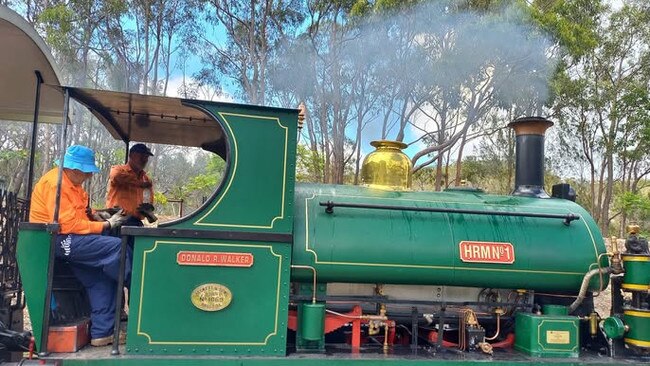 The HRMn1 locomotive in action. Picture: Atherton-Herberton Historical Railway