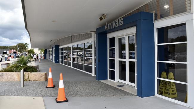 Arrivals area at Ballina Byron Gateway Airport.