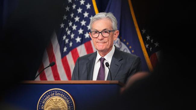 US President Donald Trump has threatened Federal Reserve chair Jerome Powell over US interest rate settings. Picture: Kayla Bartkowski/Getty Images via AFP.