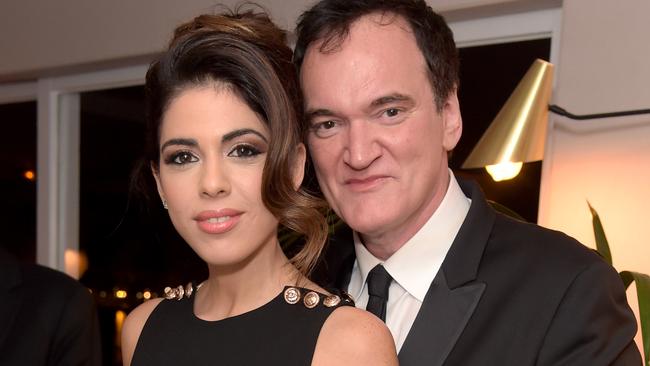 Quentin Tarantino and Daniella Pick. Picture: Antony Jones/Getty Images