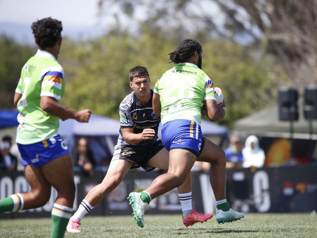 Koori Knockout - Day 4 Boys 17s GF La Perouse Panthers v Bundjalung Baygals Monday, 7 October 2024 Hereford St, Bathurst NSW 2795, Australia, Picture Warren Gannon Photography