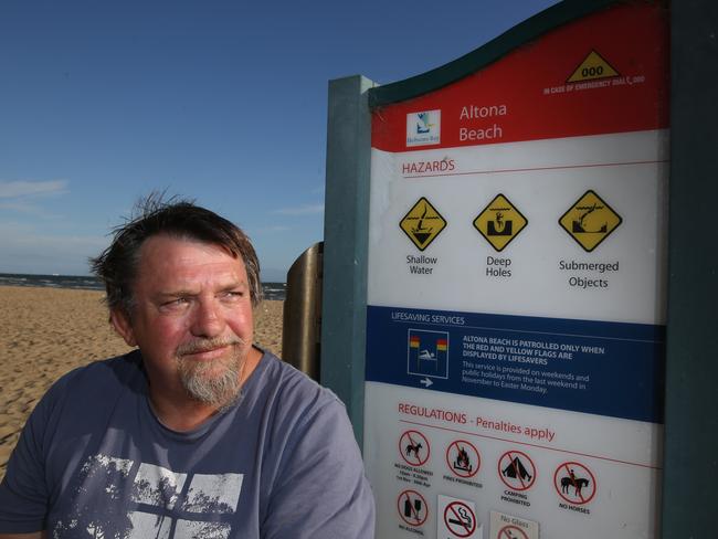 Derek Wilson lost two kids, Molly, 4, and Ben, 7, when they drowned at Gunnamatta 20 years ago. Picture: Stuart Milligan