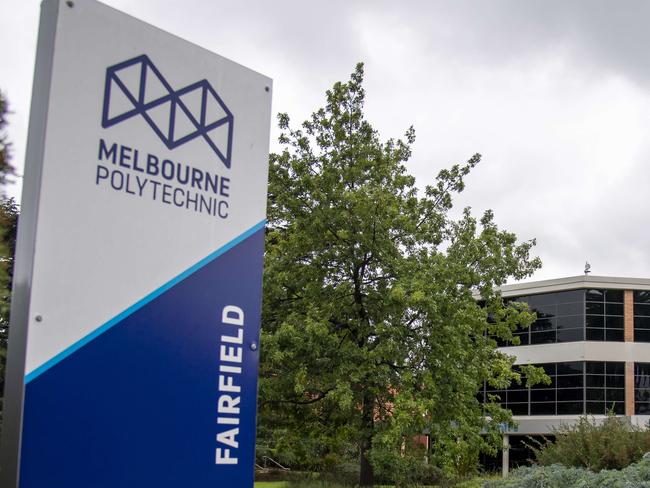 Parking at Melbourne Polytechic in Fairfield, Wednesday, Feb. 19, 2020.  Theyhave changed from free to paid parking. Money gained will go towards carpark repairs across the campuses and lighting upgrades with students to foot the bill. Picture: Andy Brownbill